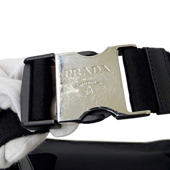 PRADA Women's and Men's Body Bags, Waist Nylon, Black - Picture 13 of 13